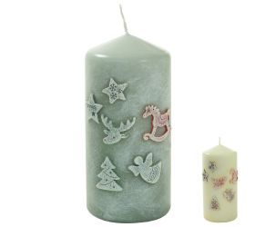 Happy xmas val.70x150 ecru,sivý