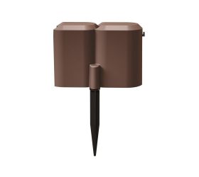 Ipsp palisáda záhradná snail proti slimáková hnedá 190x190xv11,6cm