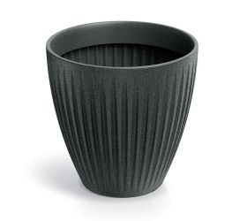 Tlro40m obal latia round midl čierny granit 40xv40cm