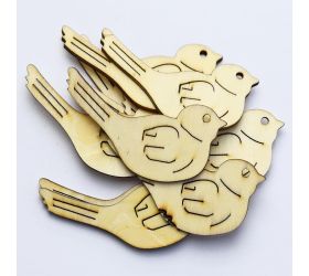 Výrez vtáčik natur 7cm s/10 super cena