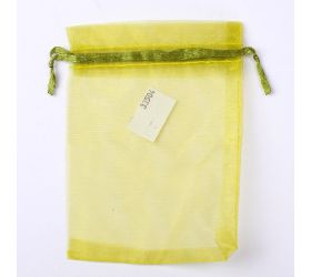 Hy-3405 organz. vrecko olivové zelené 9x12cm