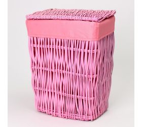 352fl/s prútený koš ružový s:31x20x40cm