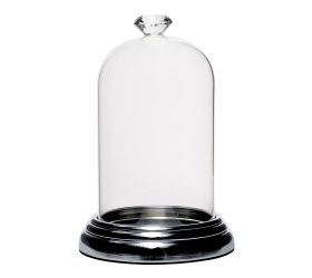 Kupola sklo strieborny podstavec 16x25 super cena