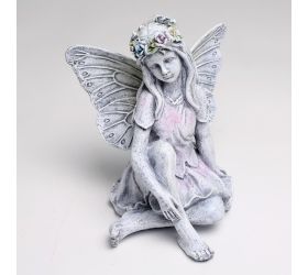 Víla led šedá poly 15.5*15*17.5 cm