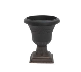 Gazon terakota na stopke 27cm grafit