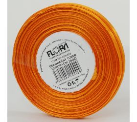 Saten stuha 6mm/20m oranžová farba 017
