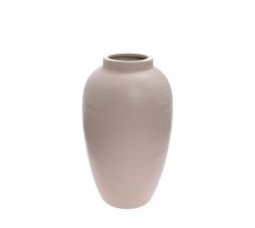 Váza na suché aranžovanie v27cm khaki