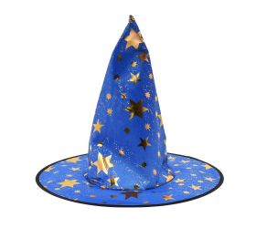Klobúk čarodejnícky modrý