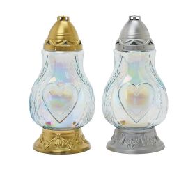 Zs-7 kah.sklo srdce perleť 150gr 32,5cm