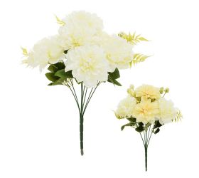 Kytica dalia,pivonka, zeleň mix/2f 45cm