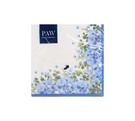 Sdl142900 servítky 33x33cm/20ks/3vrst blue meadow