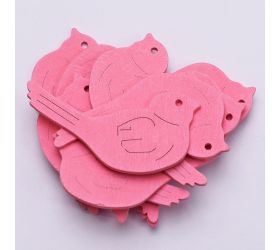 Výrez vtáčik ruž. 7cm s/10 super cena