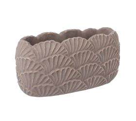 Obal cement oval brown 28.5*13.5*13.5cm