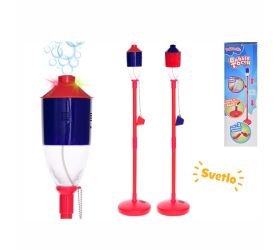 Bublifukovač fakľa 132cm na batérie so svetlom a náplňou 350ml