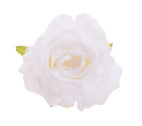 Hlava ruža biela priem:10cm bal:12ks