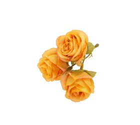 Hlava ruža x3 žltá bal:24ks