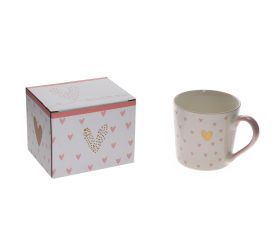 Šálka porcel. mix 390ml *6088