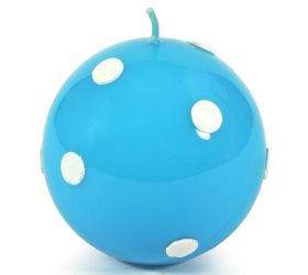 Bodky guľa 80 modrá