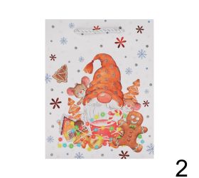 Darčeková taška vianoce gliter 32*26*12cm