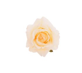 Hlava ruža krémová 6cm