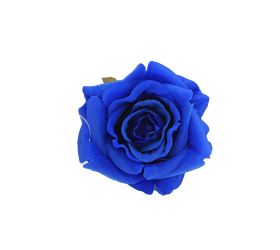 Hlava ruža tmavo modrá 6cm