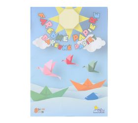 Pevná cena farebný papier-zložky 8list.