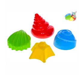 Formičky na piesok mušličky 7-9cm 4ks