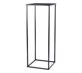 Kw434 stojan na 1 kvet malý čierny 20x20xv42cm