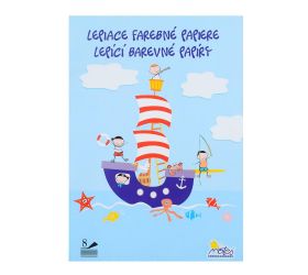 Pevná cena farebný papier lepiaci 8list.