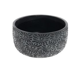 Obal margaréta keramika 16.8*16.8*9.8 čierny