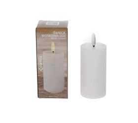 Svet.led vrúbkovaná biela 16/25 10x5cm