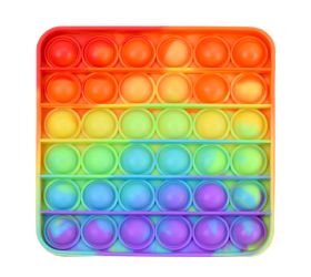 Antistresová pukacia podložka štvorec 64g  12cm