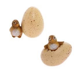 Kuriatko s vajíčkom mix/2 poly 6,5*4,5*6,5cm