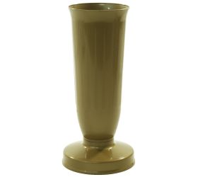 Váza so záťažou 26cm zlatá