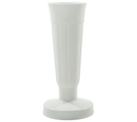 Váza so záťažou 32cm biela