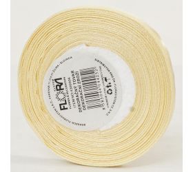 Saten stuha 6mm/20m krémová farba 002