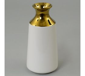 Váza biel/zlat. ker. 5.5*9.5*20  super cena