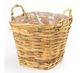 Gd6112.5 kôš prútie s uchom hranatý v.s 28x27x27cm