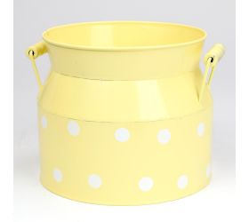 Obal konva  žltý veľké bodky v:18x19,5cm super cena