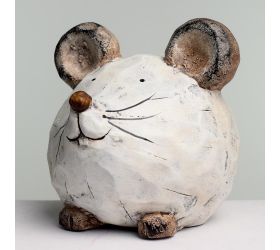 Myš hlava ker.11x11x10cm