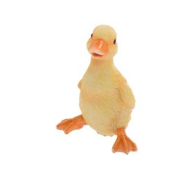 Kačiatko sediace žlté poly 12,3*10,5*15cm