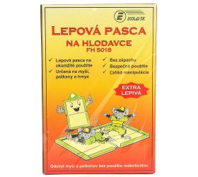 Lepová pasca kartónová malá -knižka