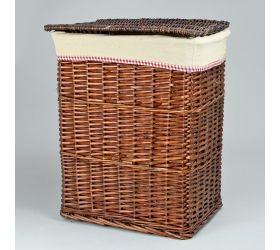 Prútený koš s/3 hnedý 44x33x58cm