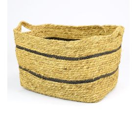 Super cena koš slama veľký basket kr2002480 40x30x25cm