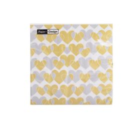 201872 servítky endless hearts 33x33cm