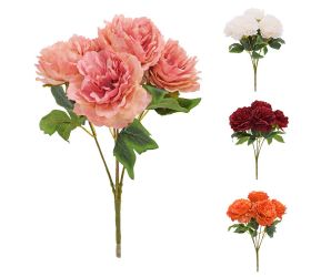 Kytica pivónia x5 40cm mix/4f