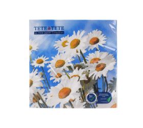 Tl126600 servítky 33x33 cm/20ks/3vrst sun daisies