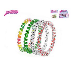 Náramok , gumička do vlasov 4ks