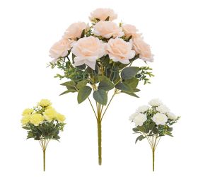 Kytica ruža, mix/3f 40cm