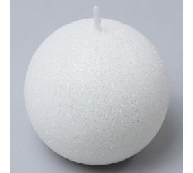 Glamour guľa 80 biela